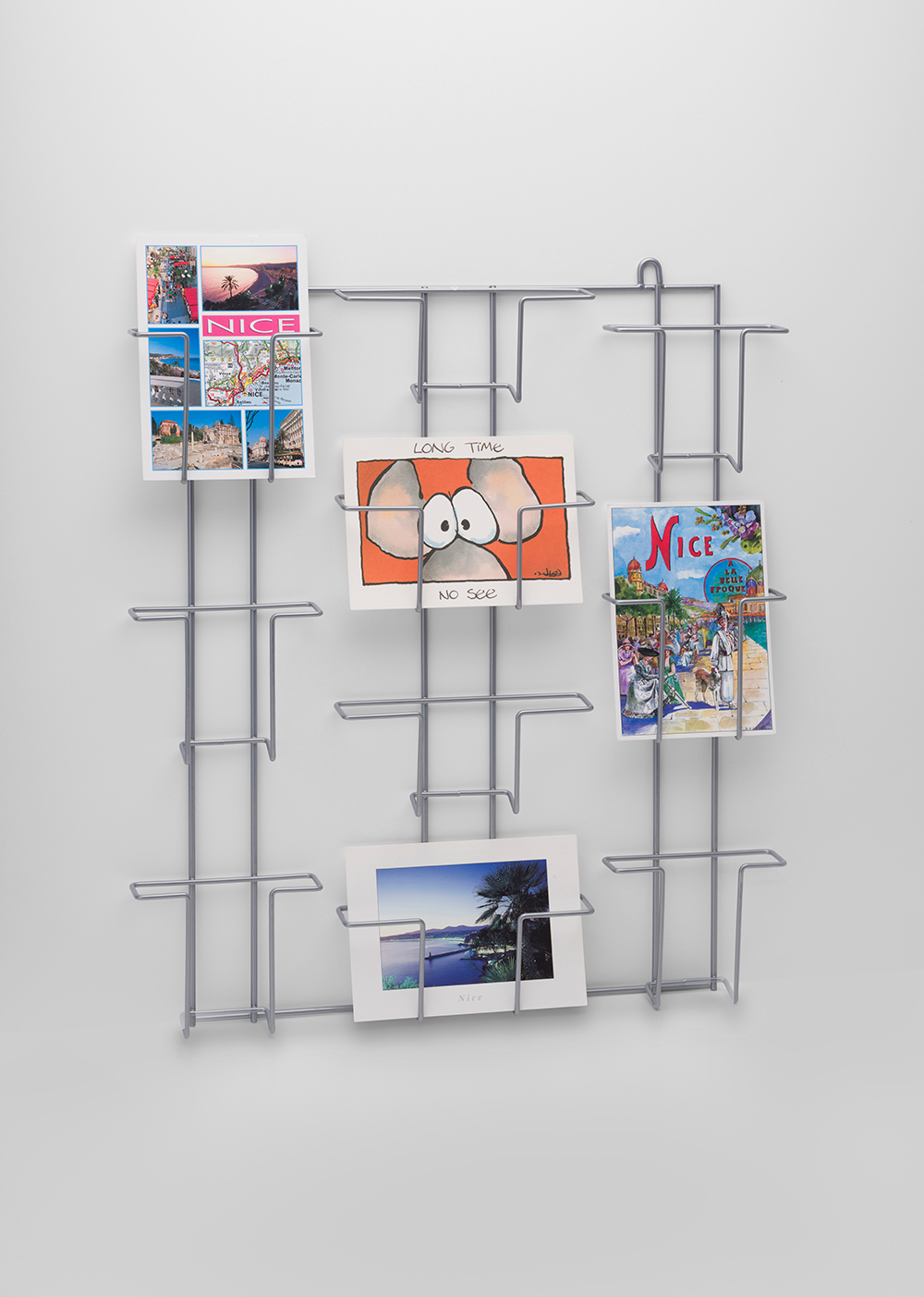 Plymor Acrylic 3-Level Postcard Rack Fits 5.8" x 4.1" Items Countertop 