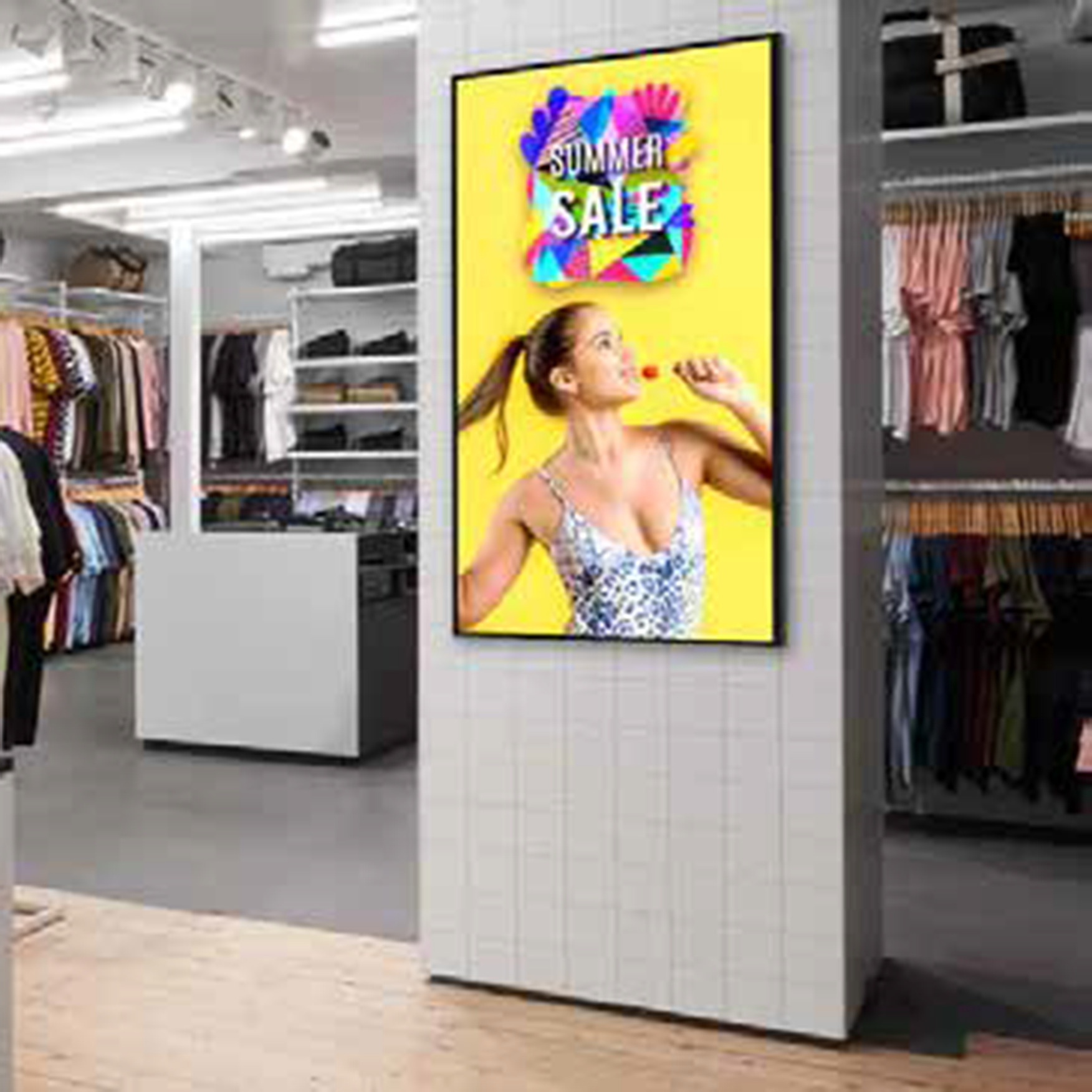 Digitale displays retail